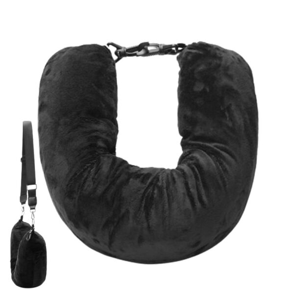 Travel Neck Pillow with Hidden Storage